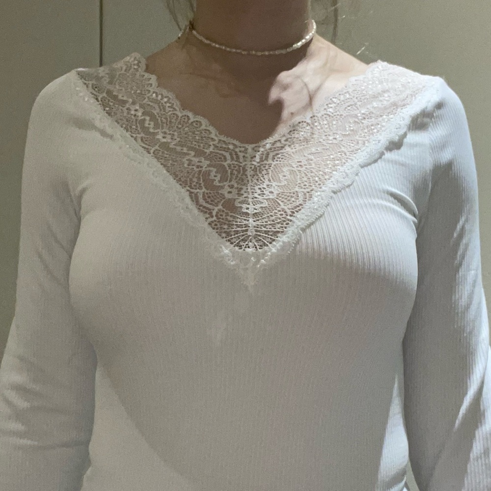 Small White ASOS Lace Top